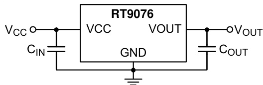 RICHTEK(立锜)的RT9076-18GVN系统框图