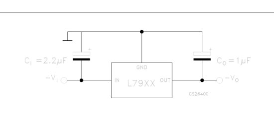 ST(意法半导体)的L7905CV系统框图