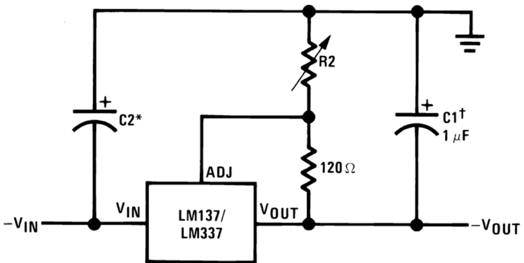 TI(德州仪器)的LM337IMPX/NOPB系统框图