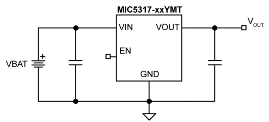 MICROCHIP(美国微芯)的MIC5317-1.0YM5-T5系统框图