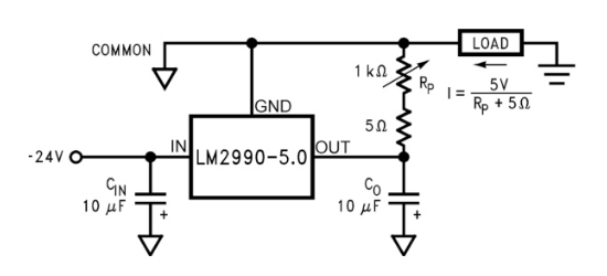 TI(德州仪器)的LM2990T-5.0/NOPB系统框图