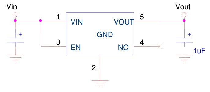 LOWPOWER(微源半导体)的LP3981-18B5F系统框图