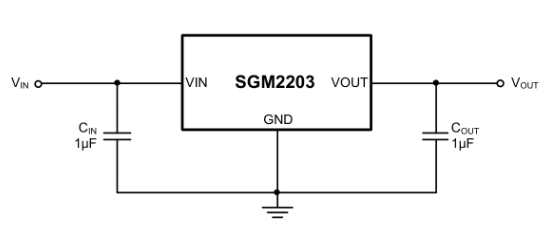 SGMICRO(圣邦微)的SGM2203-3.0AYK3LG/TR系统框图