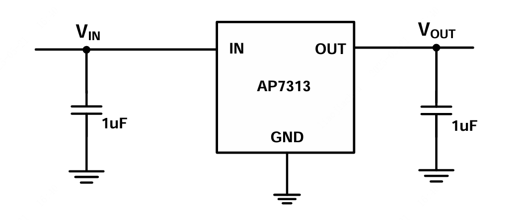 DIODES(美台)的AP7313-33SRG-7系统框图