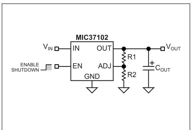 MICROCHIP(美国微芯)的MIC37100-2.5WS系统框图
