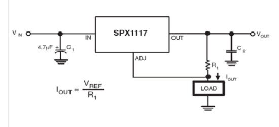 MaxLinear(迈凌)的SPX1117M3-L-1-5/TR系统框图