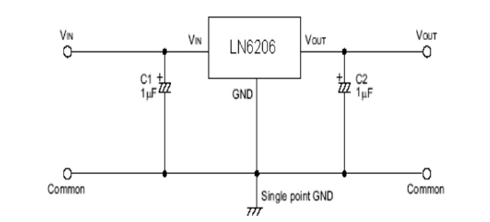 natlinear(南麟)的LN6206P332MR-G系统框图