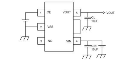 MICRONE(南京微盟)的ME6207C33M5G系统框图
