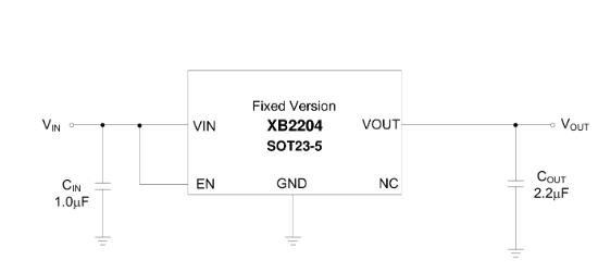 XINLUDA(信路达)的XB2204-1.8系统框图