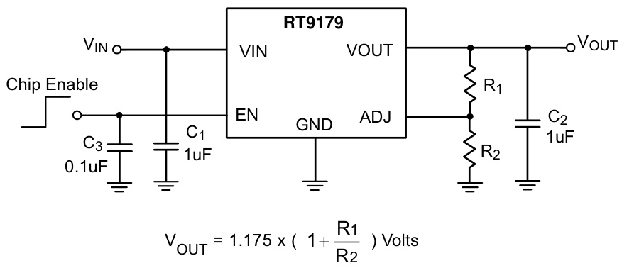 RICHTEK(立锜)的RT9179GB(Z00)系统框图