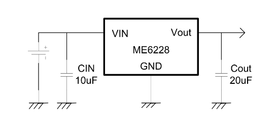 MICRONE(南京微盟)的ME6228A30PG系统框图