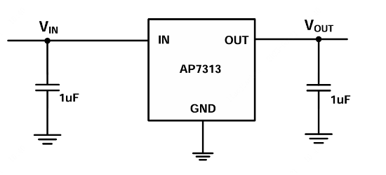 DIODES(美台)的AP7313-33SRG-7系统框图