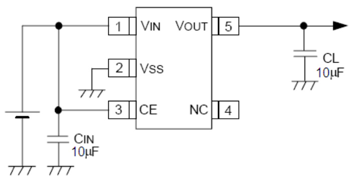 MICRONE(南京微盟)的ME6119A50PG系统框图