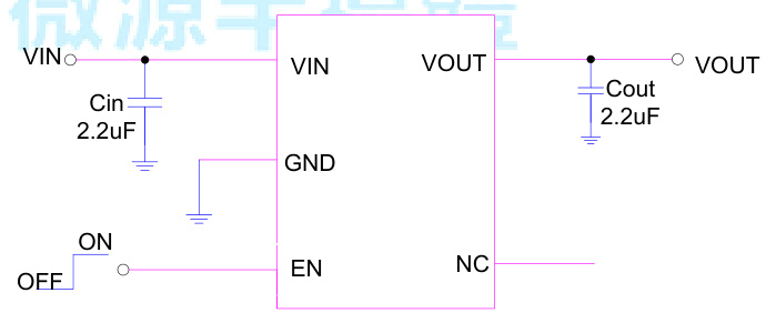 LOWPOWER(微源半导体)的LP3987H-18B5F系统框图
