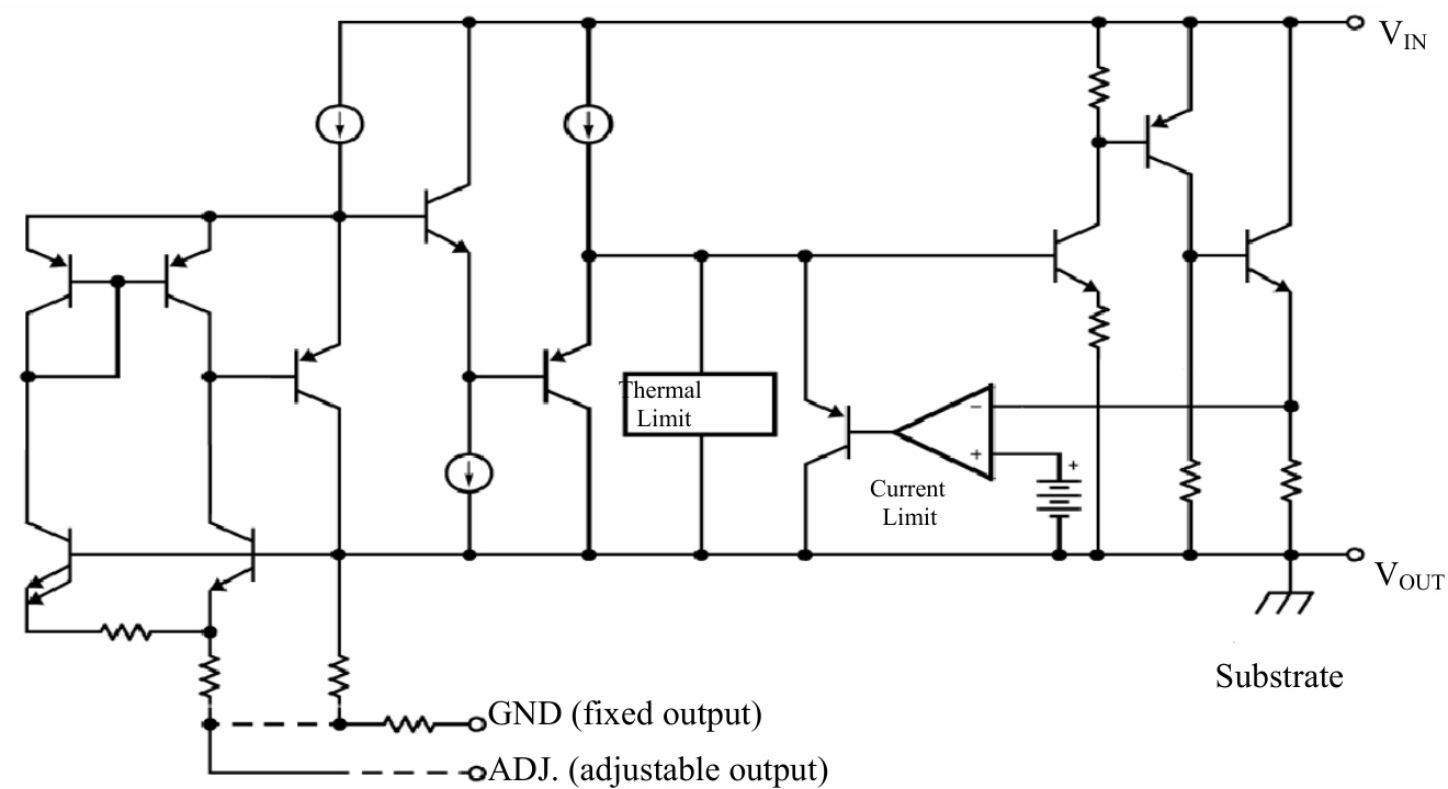 PUOLOP(迪浦)的AMS1117-1.8系统框图
