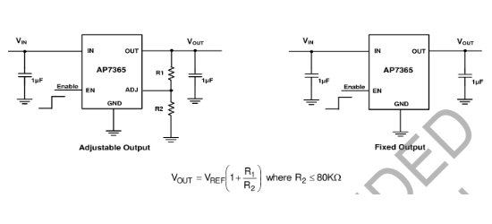 DIODES(美台)的AP7365-33YRG-13系统框图