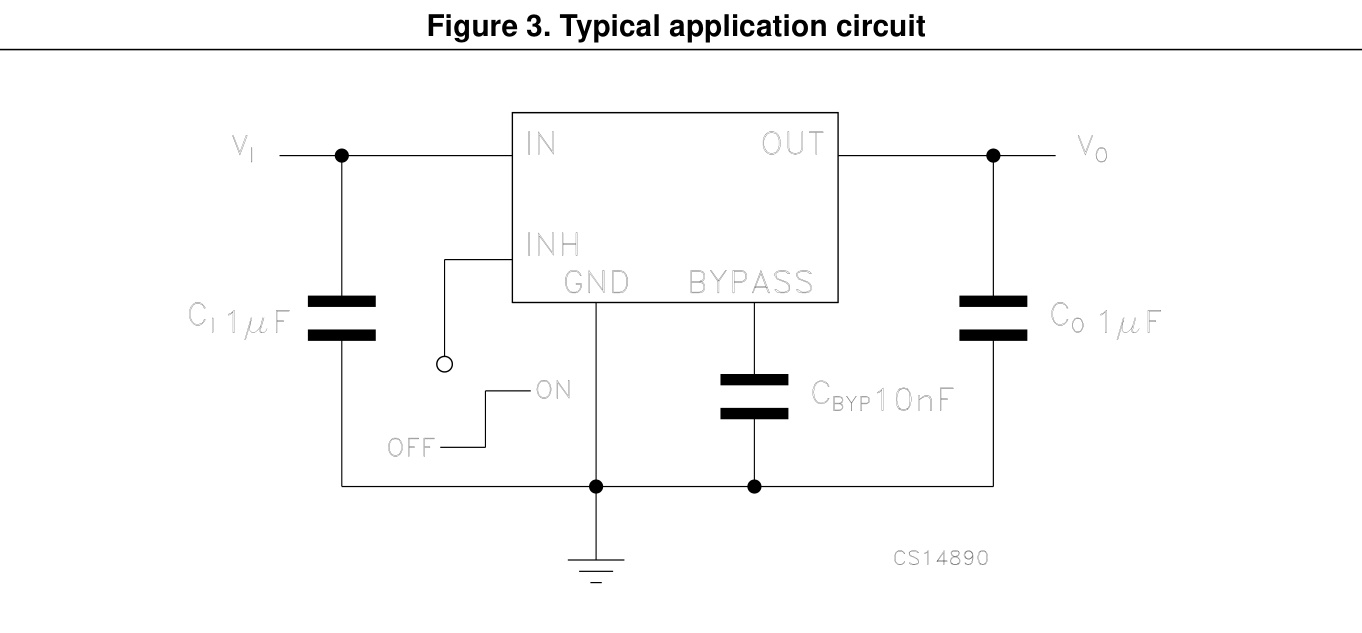 ST(意法半导体)的LD3985M30R系统框图