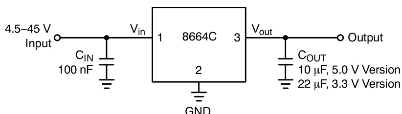onsemi(安森美)的NCV8664CST50T3G系统框图
