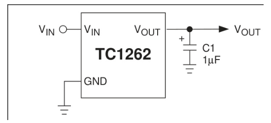 MICROCHIP(美国微芯)的TC1262-3.3VDBTR系统框图