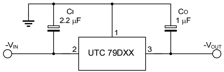 UTC(友顺)的79D05G-TN3-R系统框图