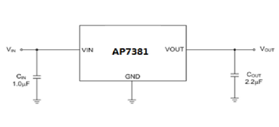 DIODES(美台)的AP7381-33Y-13系统框图