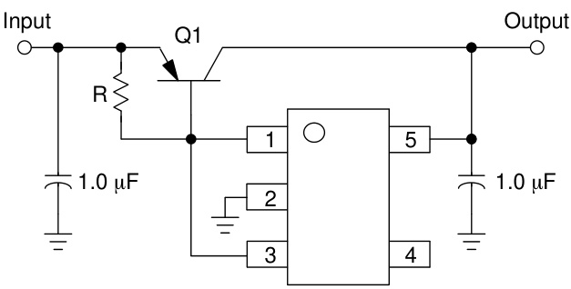 onsemi(安森美)的NCP551SN33T1G系统框图