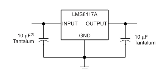 TI(德州仪器)的LMS8117AMP-3.3/NOPB系统框图