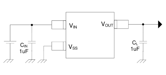 MICRONE(南京微盟)的ME6211A25M3G-N系统框图