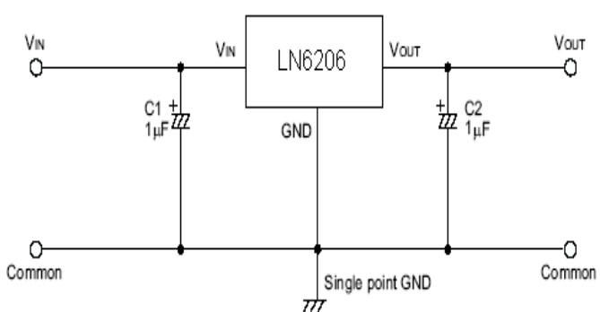 natlinear(南麟)的LN6206P332MR-G系统框图