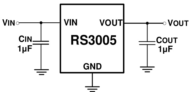 RUNIC(润石)的RS3005-3.3YE3系统框图