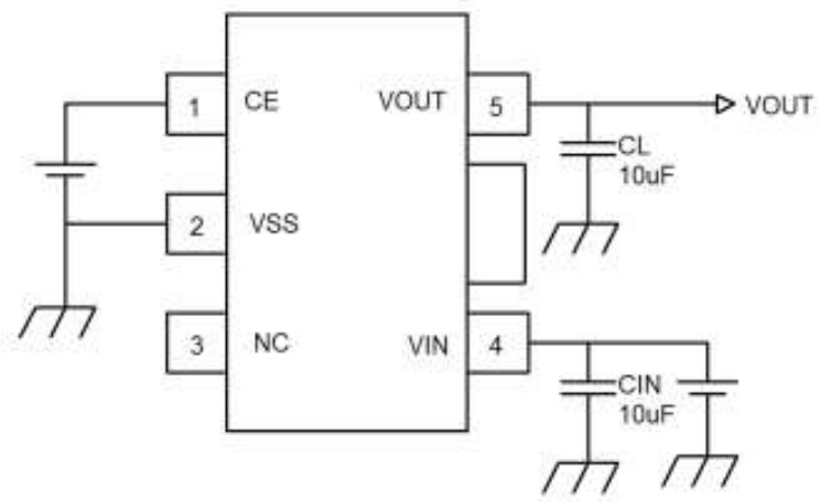 MICRONE(南京微盟)的ME6207C33M5G系统框图