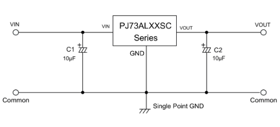 PJSEMI(平晶微)的PJ73AL33SC系统框图