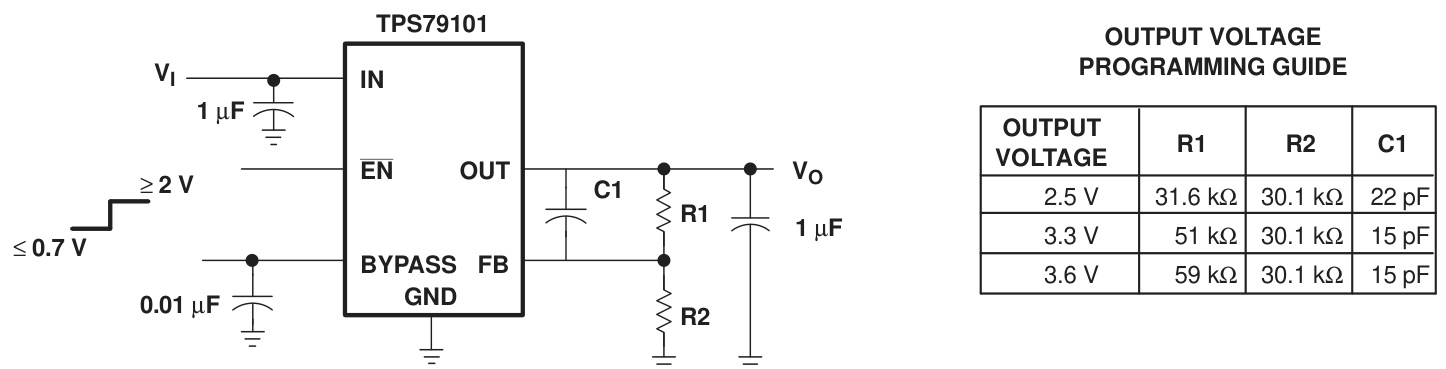 TI(德州仪器)的TPS79118DBVT系统框图