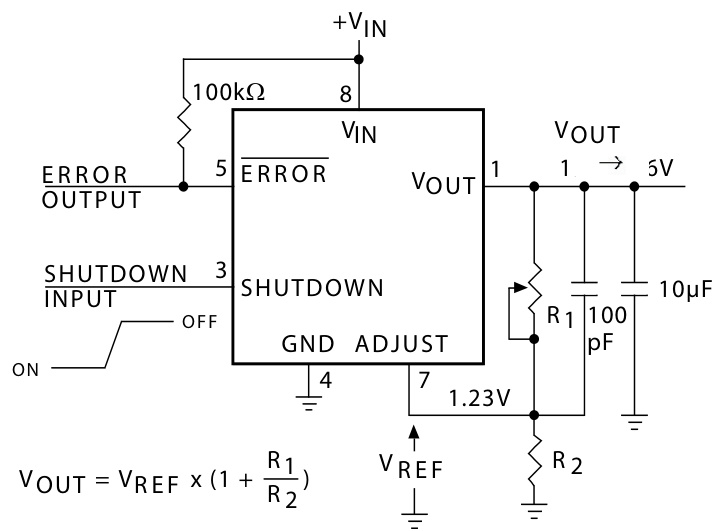 MICROCHIP(美国微芯)的MIC2920A-5.0WS系统框图