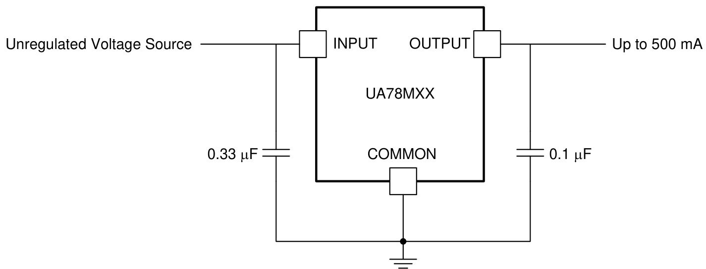 TI(德州仪器)的UA78M08CDCYR系统框图