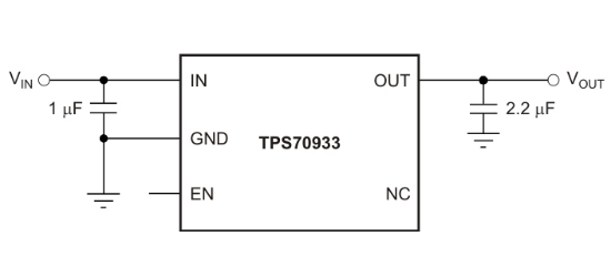 TI(德州仪器)的TPS70925DBVR系统框图