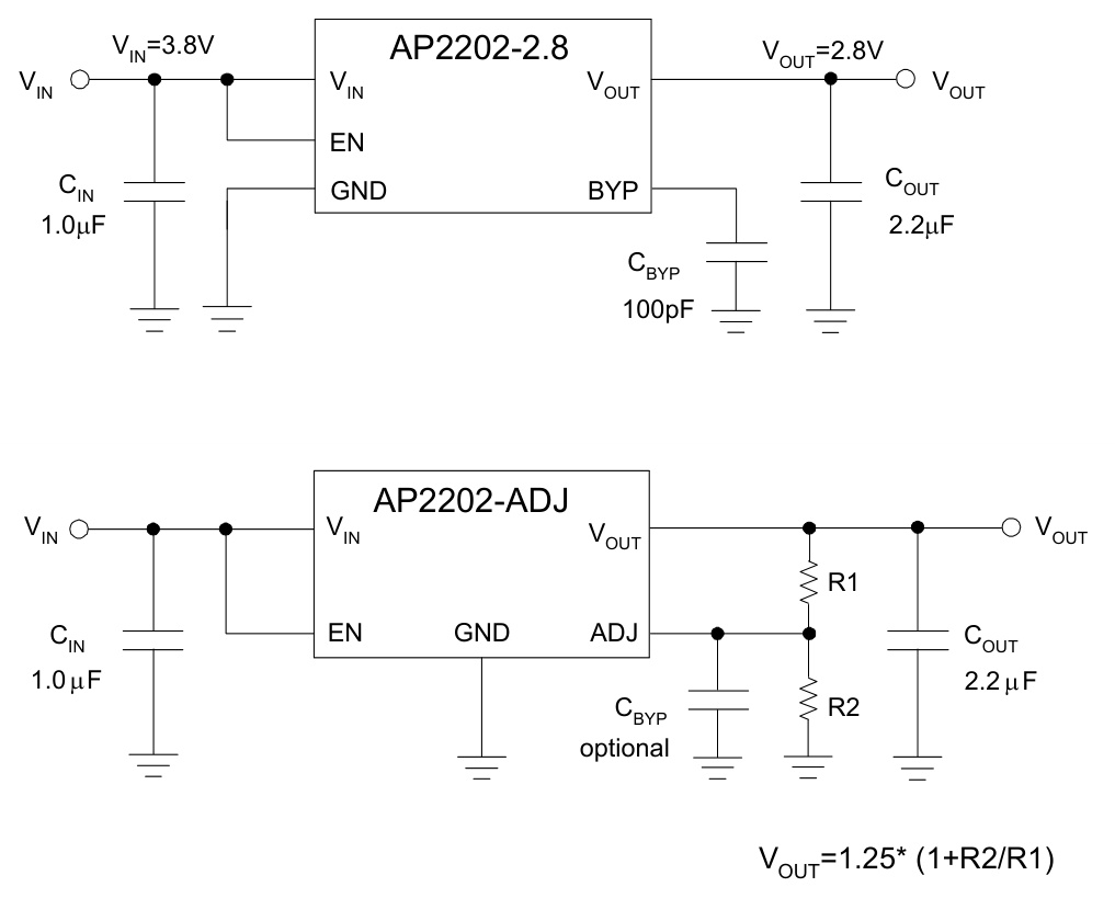DIODES(美台)的AP2202K-3.3TRG1系统框图