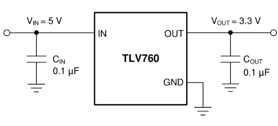 TI(德州仪器)的TLV76033DBZR系统框图
