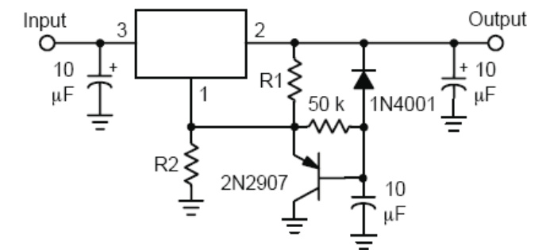 MICRONE(南京微盟)的ME1117A50B3G系统框图