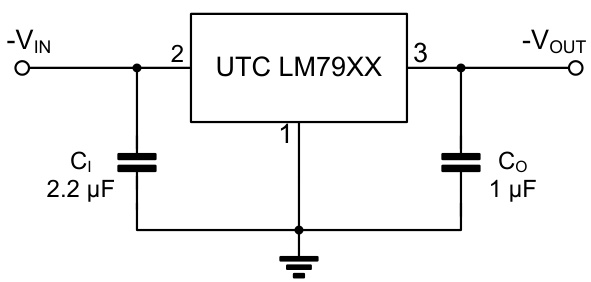 UTC(友顺)的LM7909L-TA3-T系统框图