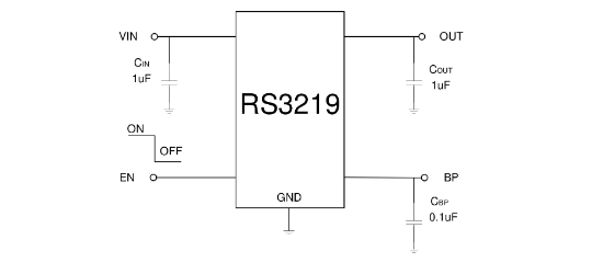 RUNIC(润石)的RS3219-1.8YF3系统框图
