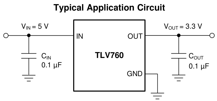 TI(德州仪器)的TLV76050DBZT系统框图