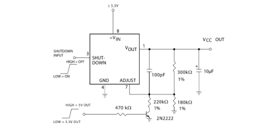MICROCHIP(美国微芯)的MIC2920A-3.3WS-TR系统框图