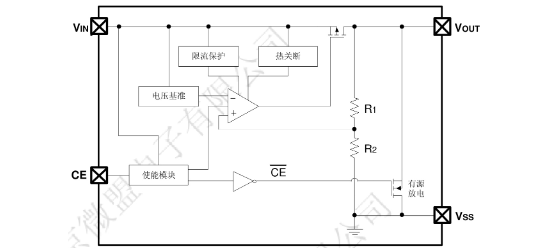 MICRONE(南京微盟)的ME6231C50M5G系統框圖