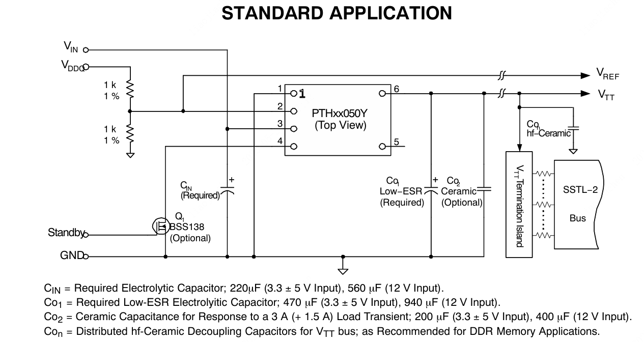 TI(德州仪器)的PTH03050YAH系统框图