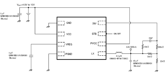 ROHM(罗姆)的BD8312HFN-TR系统框图