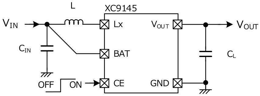 TOREX(特瑞仕)的XC9145B36CER-G系统框图