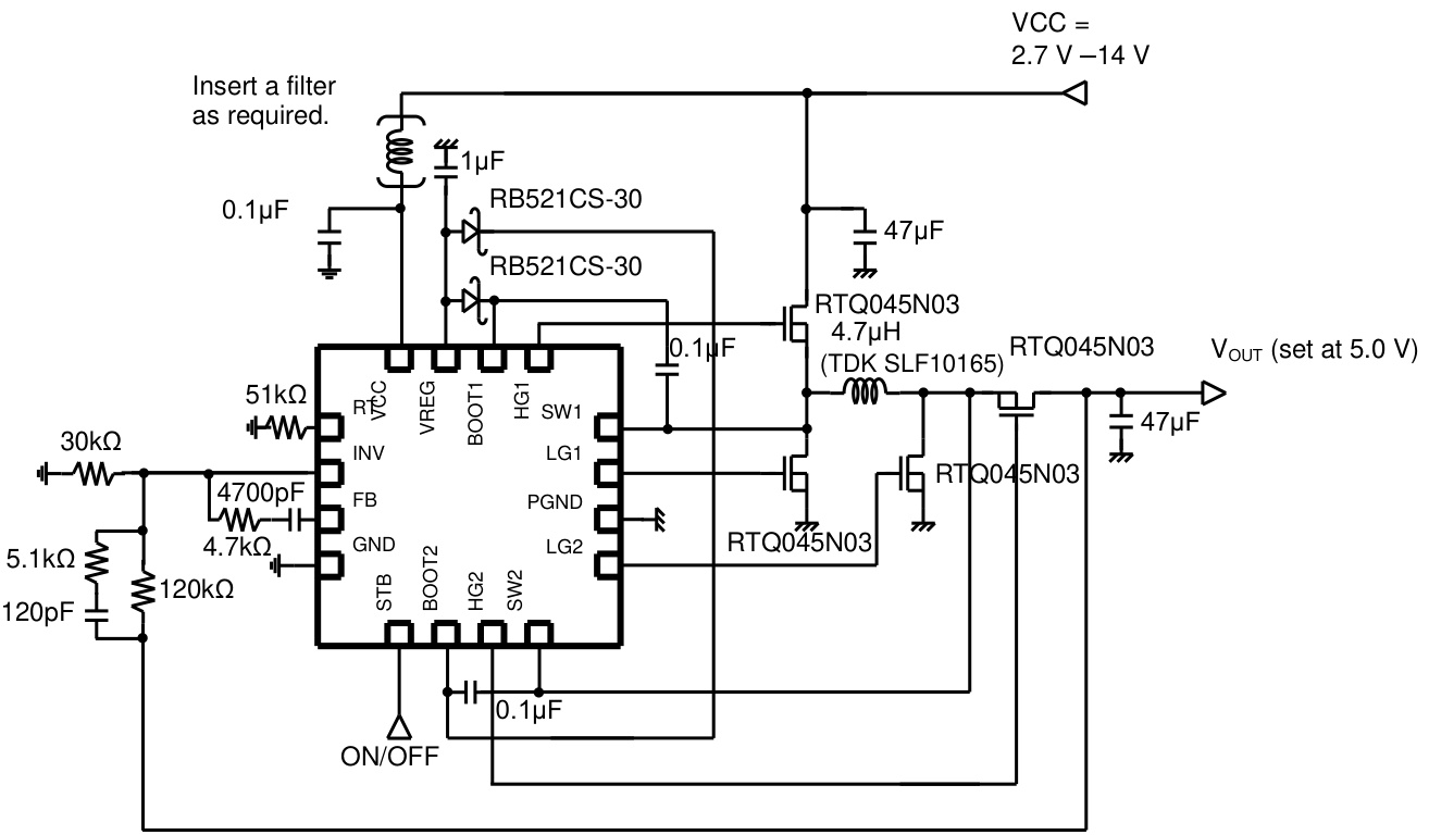 ROHM(罗姆)的BD8303MUV-E2系统框图