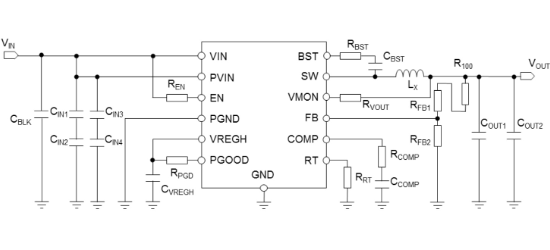 ROHM(罗姆)的BD9V101MUF-LBE2系统框图