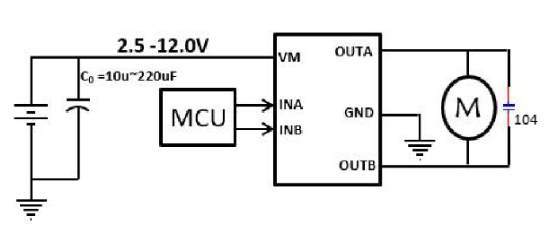 MSKSEMI(美森科)的L9110S-MS系统框图